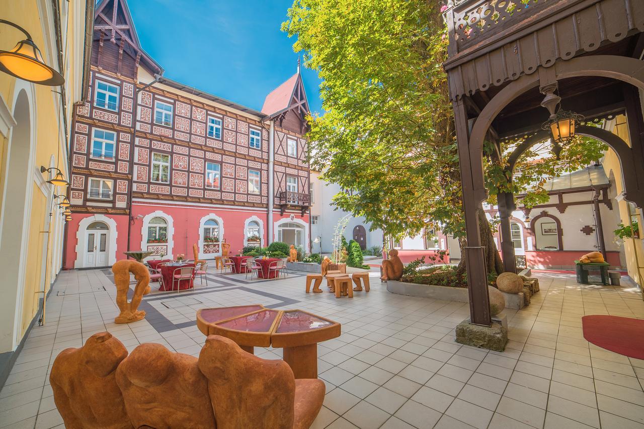 Hotel Three Lilies Inkl Aquaforum Frantiskovy Lazne Luaran gambar